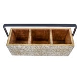 Sage Lane Hobart Mango Wood Culinary Caddy