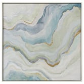 Sage Lane Ripple Effect Framed Canvas Wall Art