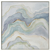 Sage Lane Wavy Baby Framed Canvas Wall Art