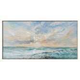 Sage Lane Seas the Day Framed Canvas Wall Art