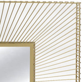 Sage Lane Ailani Square Iron Wall Mirror