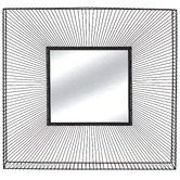 Sage Lane Ailani Square Iron Wall Mirror