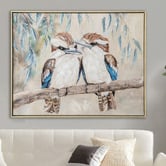 Sage Lane Beak-a-Boo Framed Canvas Wall Art