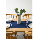 Sage Lane Napery Dobby Cotton-Blend Table Runner