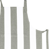 Sage Lane Napery Striped Cotton-Blend Apron