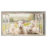 Sage Lane Ewe Wish Framed Canvas Wall Art