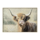 Sage Lane Horn to be Wild Framed Canvas Wall Art