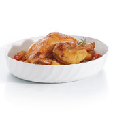 Sage Lane Mystic Oval Opal Glass Baking Dish