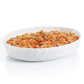 Sage Lane Mystic Oval Opal Glass Baking Dish