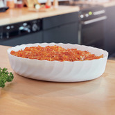 Sage Lane Mystic Oval Opal Glass Baking Dish