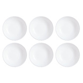 Sage Lane Atmore 21cm Opal Glass Soup Plates