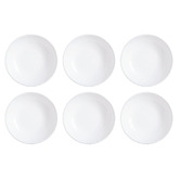 Sage Lane Atmore 19cm Opal Glass Dessert Plates