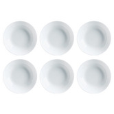 Sage Lane Fairfield 20cm Opal Glass Soup Plates