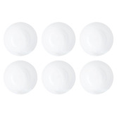 Sage Lane Fairfield 19cm Opal Glass Dessert Plates