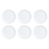 Sage Lane Fairfield Opal Glass Dinner Plates