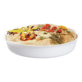 Sage Lane Venice 28cm Opal Glass Tart Baking Dish