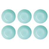 Sage Lane Fairfield 19cm Opal Glass Dessert Plates