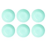 Sage Lane Fairfield 20cm Opal Glass Soup Plates