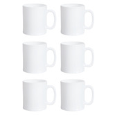 Sage Lane Fairfield 300ml Opal Glass Mugs