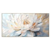 Sage Lane Glow Bloom Framed Canvas Wall Art