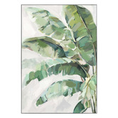 Sage Lane Big Leaf Energy Framed Canvas Wall Art