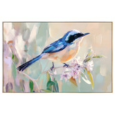 Sage Lane Wing &amp; Bloom Framed Canvas Wall Art