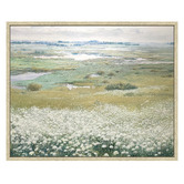 Sage Lane Field Good Framed Canvas Wall Art