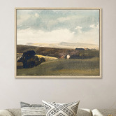 Sage Lane Pasture Bedtime Framed Canvas Wall Art