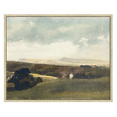 Sage Lane Pasture Bedtime Framed Canvas Wall Art