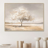 Sage Lane Tree Chic Framed Canvas Wall Art