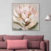 Sage Lane Blush Hour Framed Canvas Wall Art