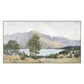 Sage Lane Lake It Easy Framed Canvas Wall Art