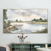 Sage Lane Stream Dream Framed Canvas Wall Art