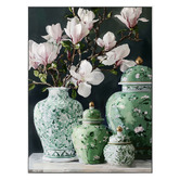 Sage Lane Bloom Dynasty Framed Canvas Wall Art