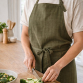 Sage Lane Trenton Recycled Cotton-Blend Apron