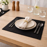 Sage Lane Artesia Recycled Cotton-Blend Placemats