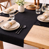 Sage Lane Artesia Recycled Cotton-Blend Table Runner