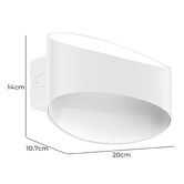 Globe Luxe Lighting Mirabelle Up/Down Wall Light