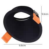 Globe Luxe Lighting Reslig 90mm Cut Out Wall Washer Downlight Frame