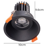 Globe Luxe Lighting Reslig LED 9W Recessed Downlight