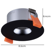 Globe Luxe Lighting Reslig 75mm Cut Out Pin Hole Downlight Frame