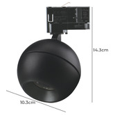 Globe Luxe Lighting Onska Spot Fascia LED Track Light