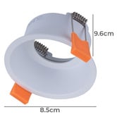 Globe Luxe Lighting Reslig 75mm Cut Out Deep Fixed Downlight Frame