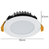 Globe Luxe Lighting Lycka 13W LED Fixed Downlight