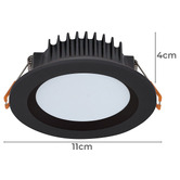 Globe Luxe Lighting Hedra 10W LED Fixed Downlight