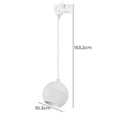 Globe Luxe Lighting Onska 163.2cm Spot Fascia LED Track Light
