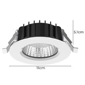 Globe Luxe Lighting Unni 13W LED Fixed Downlight