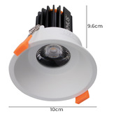 Globe Luxe Lighting Reslig 13W LED Fixed Downlight