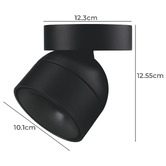 Globe Luxe Lighting Onska Tube Fascia LED Surface Mount Ceiling Light