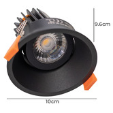 Globe Luxe Lighting Reslig 9W LED Deep Tilt Downlight